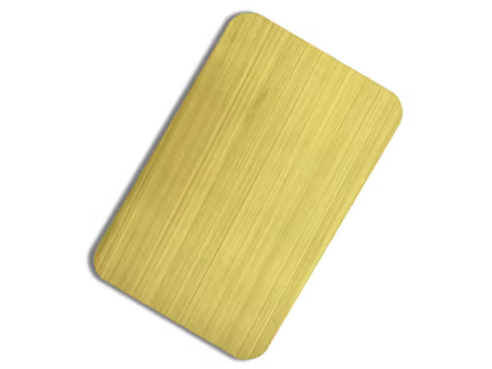 0.3mm gold stainless steel sheet