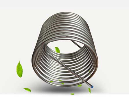 Stainless steel spring coil