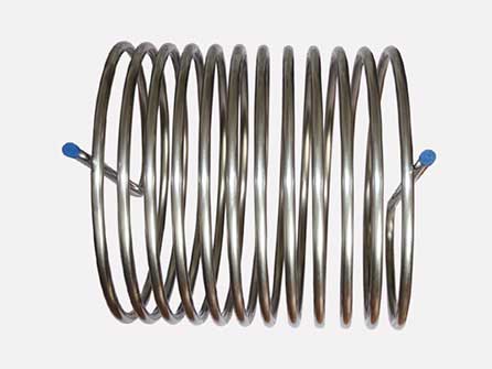 Stainless steel spring coil